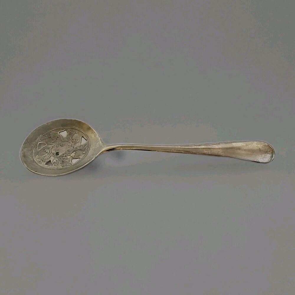 Vintage Leonard Silverplated Italy Berry Spoon